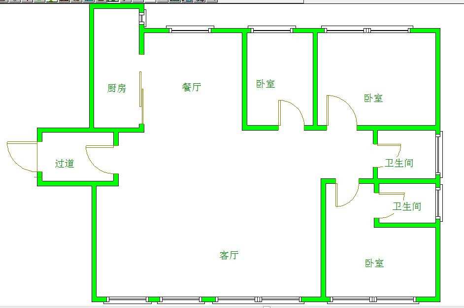 颐和京都  3室2厅2卫   238.00万室内图1