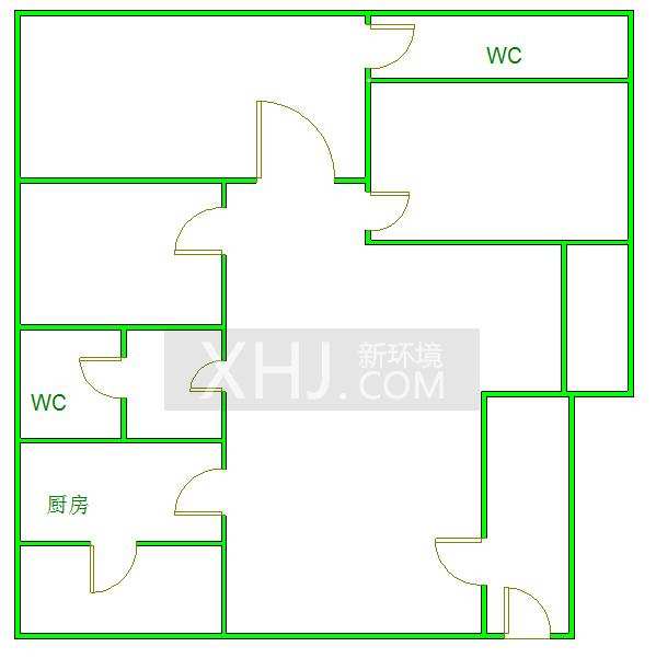 时代尊城  3室1厅1卫    3500.0元/月室内图1