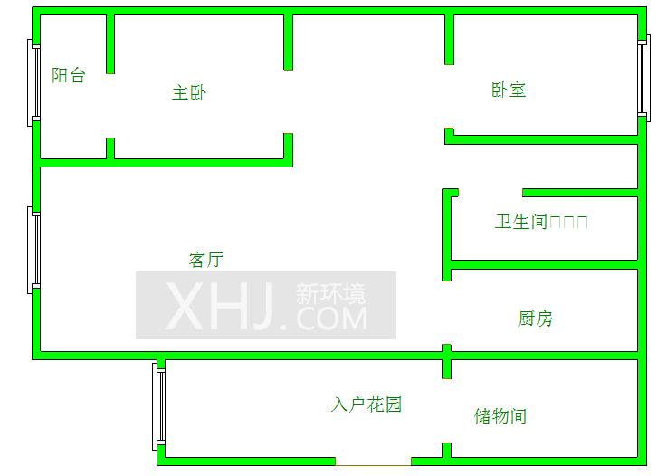 逸都花园  2室2厅1卫   110.00万