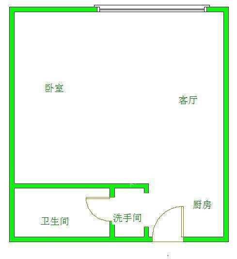 建发金沙里 1室0厅1卫 1888.00元/月 建发金沙里 1室0厅1卫 1888.00元/月户型图