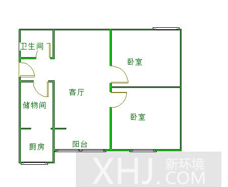 青森小区  2室1厅1卫   78.00万