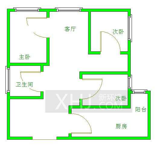icon尚郡  3室1厅1卫    3300.0元/月室内图1