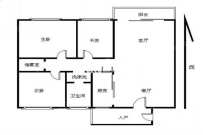 世纪金沙  3室2厅1卫   2500.00元/月