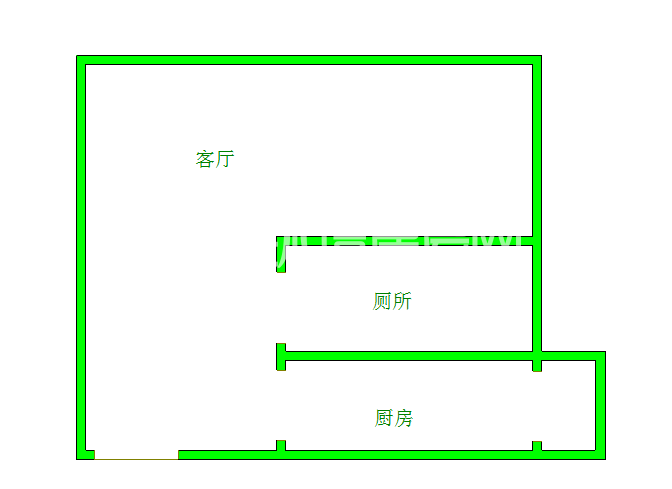 绿地之窗  2室1厅1卫   185.00万