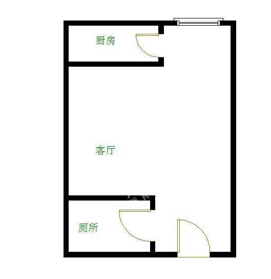 汇锦广场  1室1厅1卫   2200.00元/月室内图1