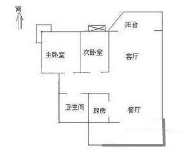 湘江世纪城达江苑 3室2厅1厨1卫 室内图1